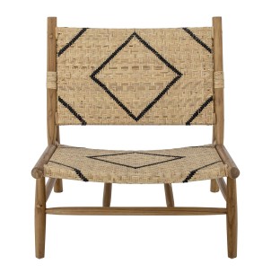 Sillón LENNOX, Teca / Ratán Natural - Bloomingville. Las exclusivas sillas de diseño nórdico de Bloomingville, solo en Vackart, tu tienda de diseño online.