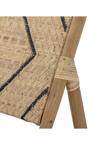 Sillón LENNOX, Teca / Ratán Natural - Bloomingville. Vackart