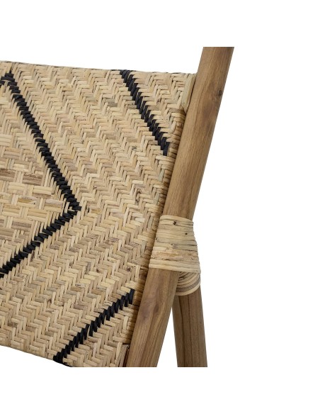 Sillón LENNOX, Teca / Ratán Natural - Bloomingville. Vackart