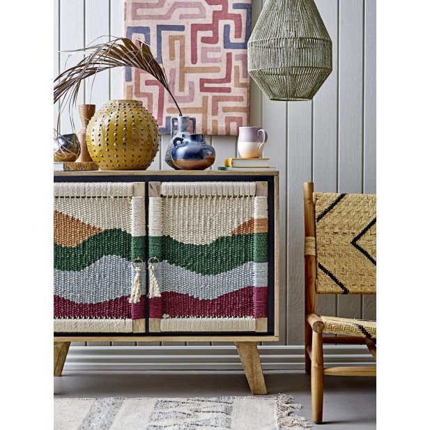 Sillón LENNOX, Teca / Ratán Natural - Bloomingville. Vackart