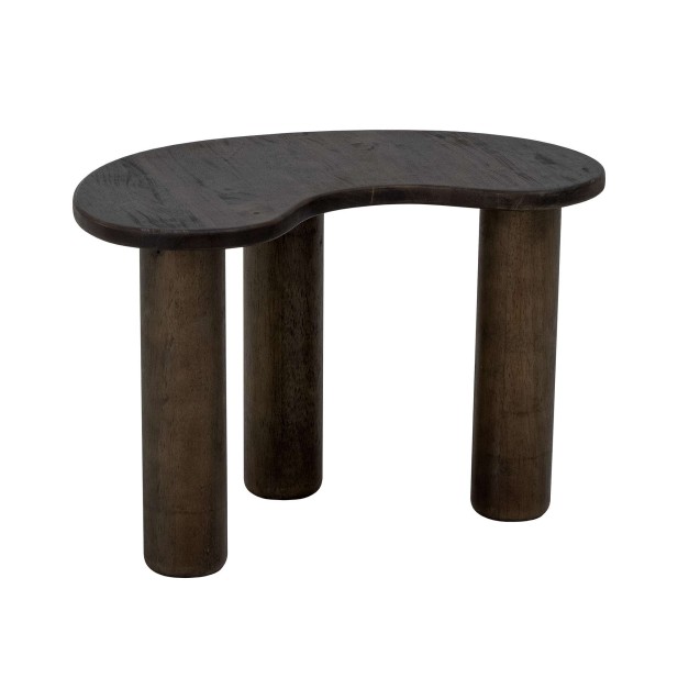 Mesa Auxiliar LUPPA, Madera Marrón Oscuro - Bloomingville. Vackart