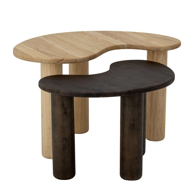 Mesa Auxiliar LUPPA, Madera Marrón Oscuro - Bloomingville. Vackart Mesa Auxiliar LUPPA, Madera Marrón Oscuro - Bloomingville. Vackart