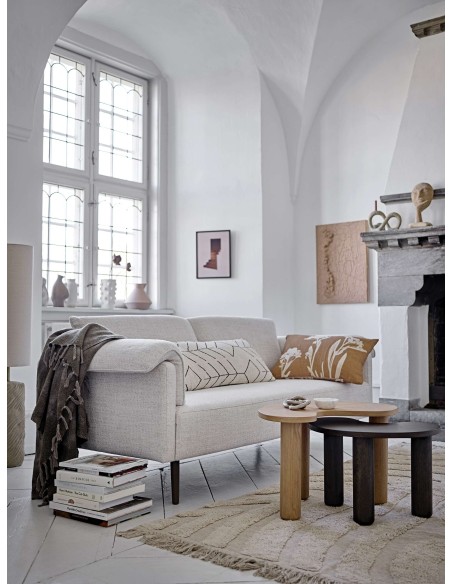 Mesa Auxiliar LUPPA, Madera Natural - Bloomingville. Vackart