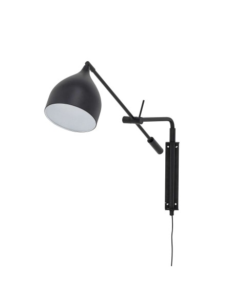 Aplique LIAM, Metal Negro - Bloomingville. Vackart
