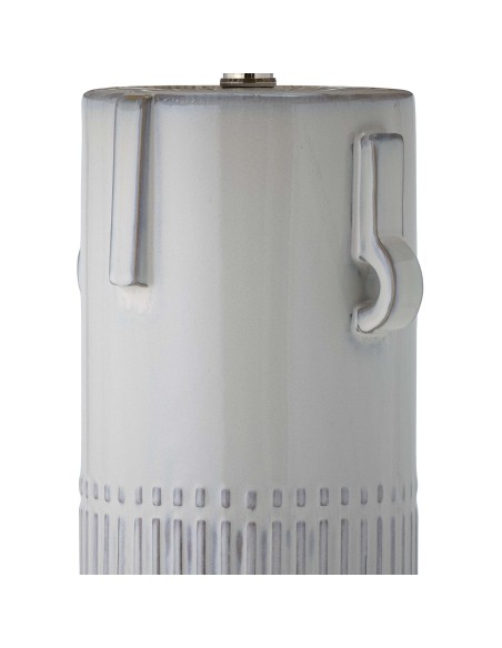 Lámpara de Sobremesa RAMA, Cerámica Blanca / Yute - Bloomingville. Vackart