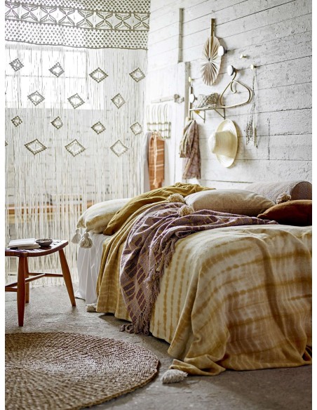 Alfombra ACEN Ø200 cm, Algas Marinas - Bloomingville. Vackart