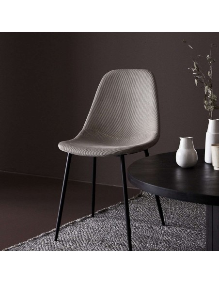 Silla FOUND, Pana Arena / Metal Negro - House Doctor. Vackart