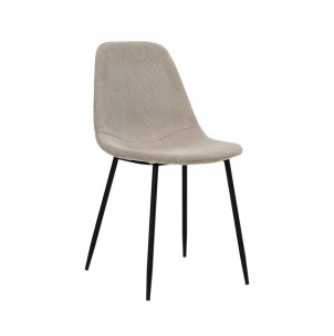 Silla FOUND, Pana Arena / Metal Negro - House Doctor. Las modernas y exclusivas sillas de diseño nórdico de House Doctor en Vackart, tu tienda de diseño online.