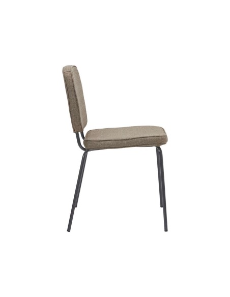 Silla CARMA, Textil Arena Oscuro / Metal - House Doctor. Vackart