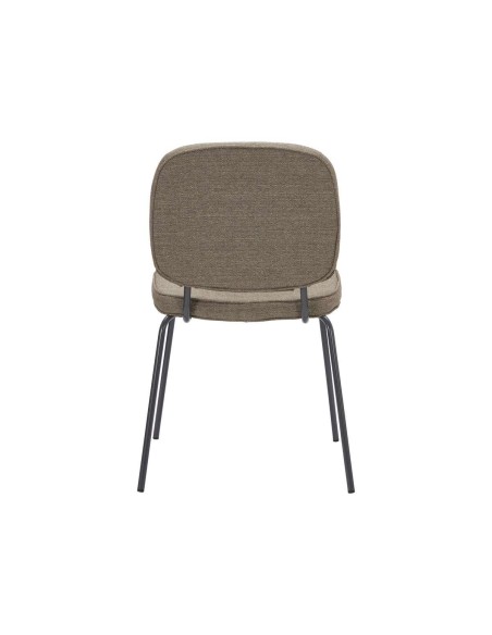 Silla CARMA, Textil Arena Oscuro / Metal - House Doctor. Vackart