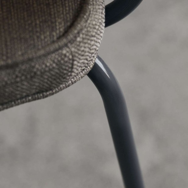 Silla CARMA, Textil Arena Oscuro / Metal - House Doctor. Vackart Silla CARMA, Textil Arena Oscuro / Metal - House Doctor. Vackart