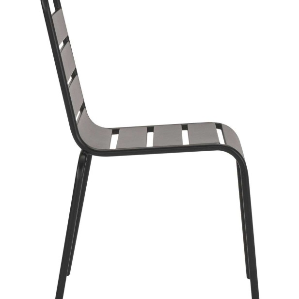 Silla Exterior HELO, Metal Negro - House Doctor. Vackart