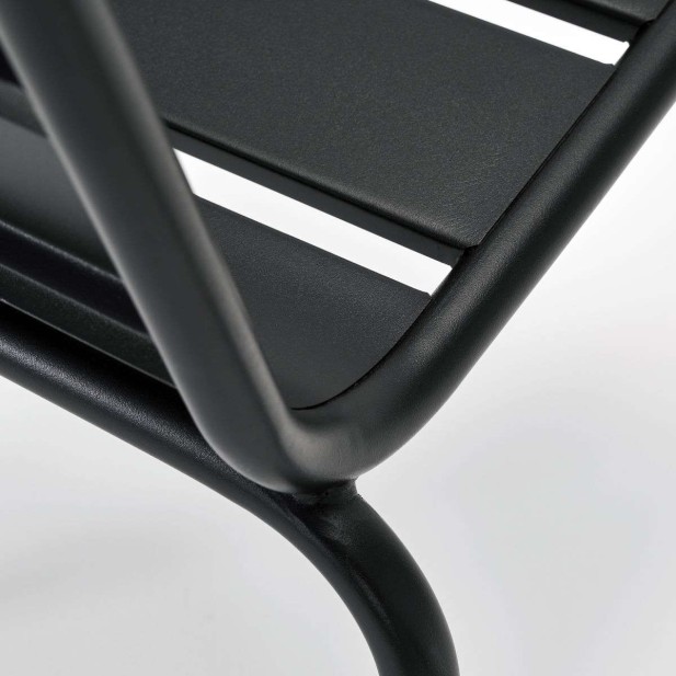 Silla Exterior HELO, Metal Negro - House Doctor. Vackart