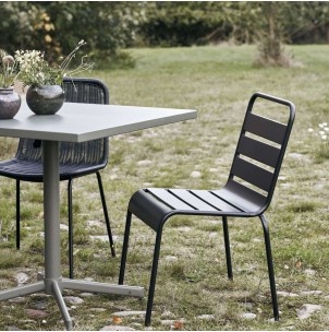 Silla Exterior HELO, Metal Negro - House Doctor. Vackart 2