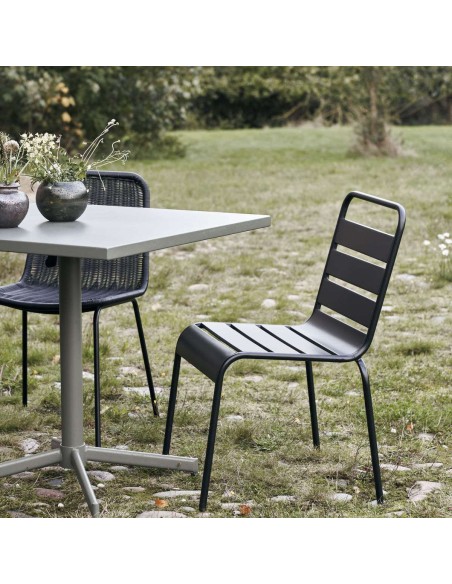 Silla Exterior HELO, Metal Negro - House Doctor. Vackart