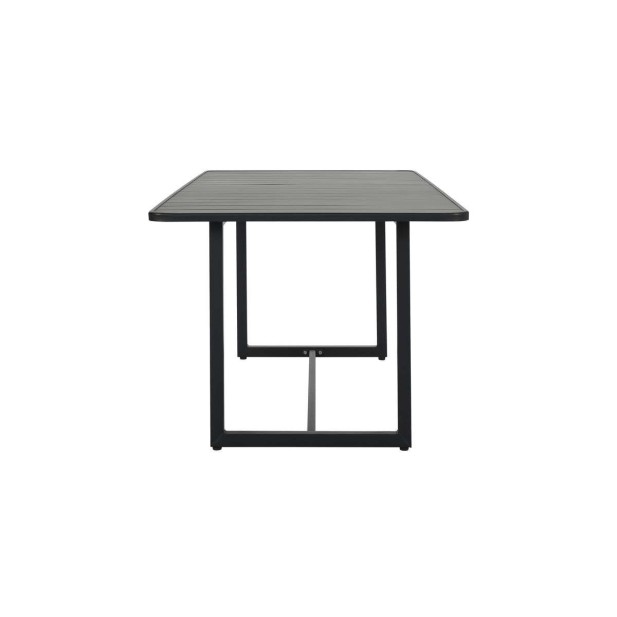 Mesa HELO 200x90 cm de Comedor, Metal Negro - House Doctor. Vackart