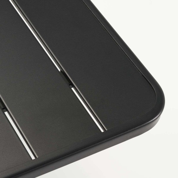 Mesa HELO 200x90 cm de Comedor, Metal Negro - House Doctor. Vackart