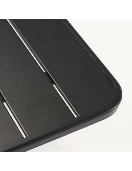 Mesa HELO 200x90 cm de Comedor, Metal Negro - House Doctor. Vackart