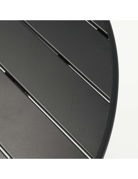 Mesa HELO Ø120 cm de Comedor, Metal Negro - House Doctor. Vackart