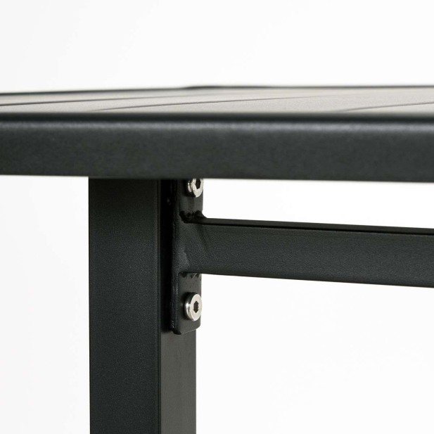 Mesa HELO Ø120 cm de Comedor, Metal Negro - House Doctor. Vackart