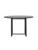 Mesa HELO Ø120 cm de Comedor, Metal Negro - House Doctor