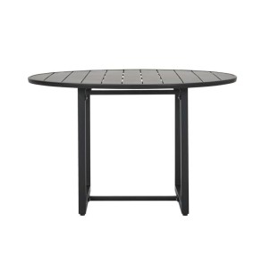 Mesa HELO Ø120 cm de Comedor, Metal Negro - House Doctor. Las exclusivas mesas de diseño nórdico de House Doctor en Vackart, tu tienda de diseño online.