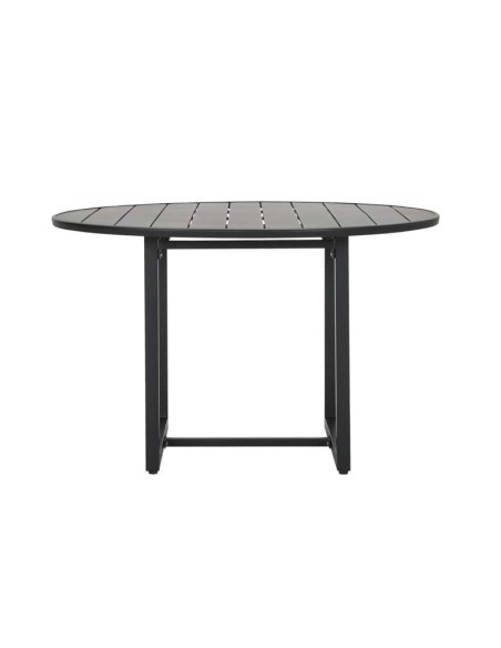 Mesa HELO Ø120 cm de Comedor, Metal Negro - House Doctor. Vackart