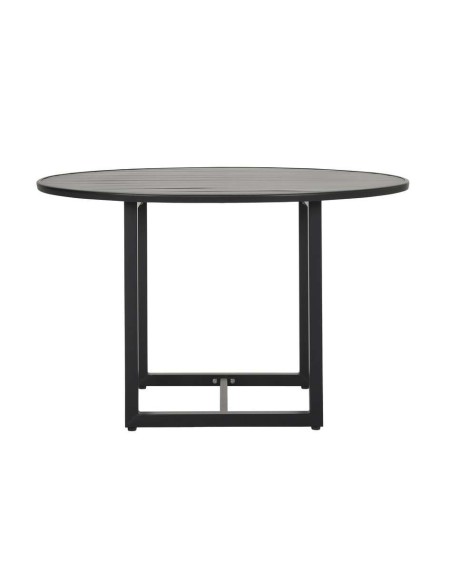 Mesa HELO Ø120 cm de Comedor, Metal Negro - House Doctor. Vackart