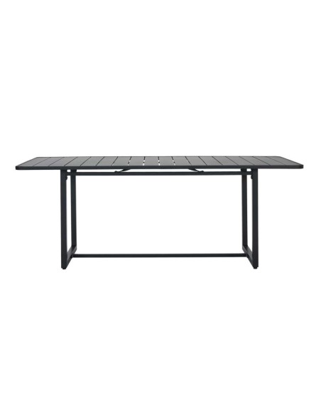 Mesa HELO 200x90 cm de Comedor, Metal Negro - House Doctor. Vackart