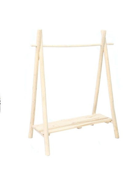 Perchero Teca Natural - Bazar Bizar