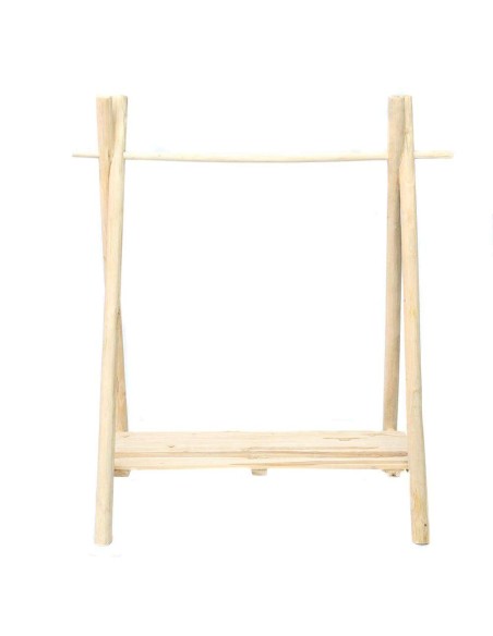 Perchero Teca Natural - Bazar Bizar