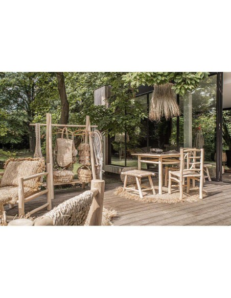 Perchero Teca Natural - Bazar Bizar