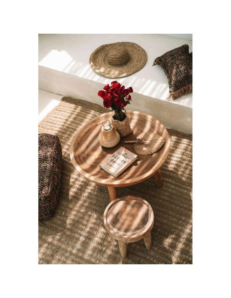 Mesa Baja Munggur Natural - Bazar Bizar