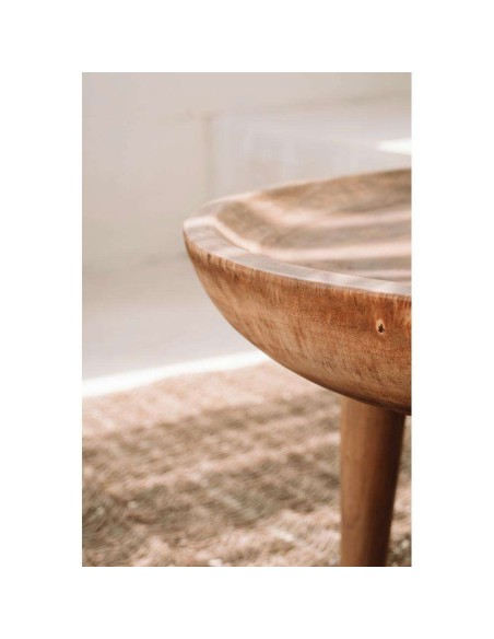 Mesa Baja Munggur Natural - Bazar Bizar