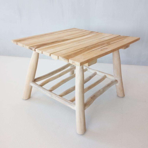 Mesa Auxiliar Island Natural - Bazar Bizar Mesa Auxiliar Island Natural - Bazar Bizar