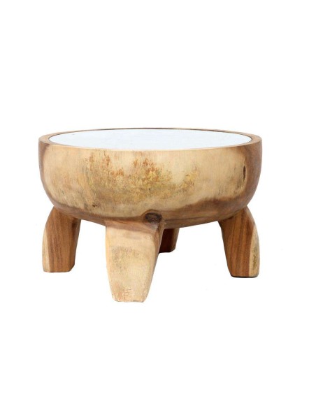 Mesa Auxiliar Timber Ø55cm - Bazar Bizar