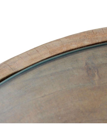 Mesa Auxiliar Timber Ø55cm - Bazar Bizar