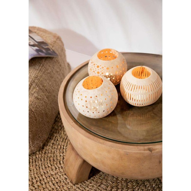 Mesa Auxiliar Timber Ø55cm - Bazar Bizar Mesa Auxiliar Timber Ø55cm - Bazar Bizar