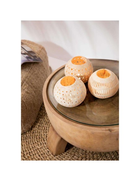 Mesa Auxiliar Timber Ø55cm - Bazar Bizar