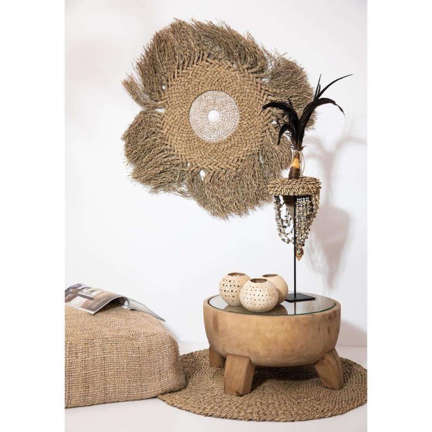 Mesa Auxiliar Timber Ø55cm - Bazar Bizar Mesa Auxiliar Timber Ø55cm - Bazar Bizar