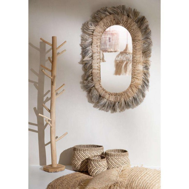 Perchero Teca Natural - Bazar Bizar