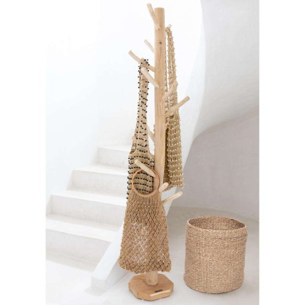 Perchero Teca Natural - Bazar Bizar