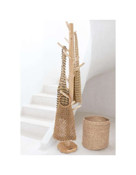 Perchero Teca Natural - Bazar Bizar