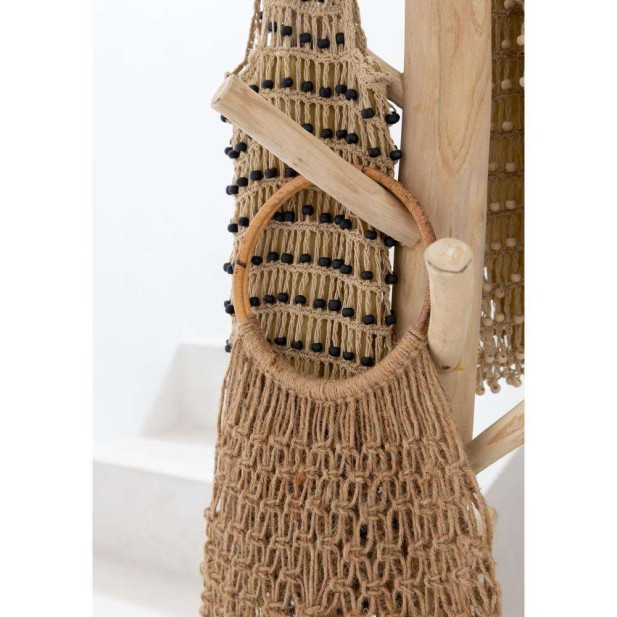 Perchero Teca Natural - Bazar Bizar