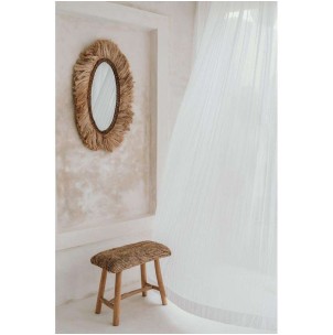 Banco Raffia 60cm - Bazar Bizar 2