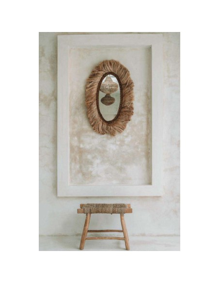 Taburete Porto Seagrass Natural 45cm M - Bazar Bizar