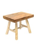 Taburete Kediri 35cm Natural - Bazar Bizar