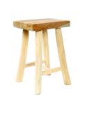 Taburete Kudus 45cm Natural - Bazar Bizar