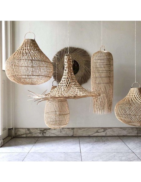 Pantalla de Lámpara de Techo Squid Natural L - Bazar Bizar