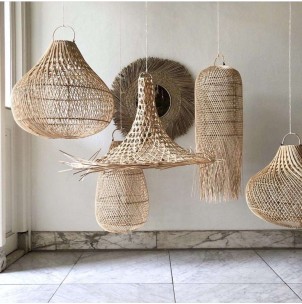 Pantalla de Lámpara de Techo Squid Natural M - Bazar Bizar 2